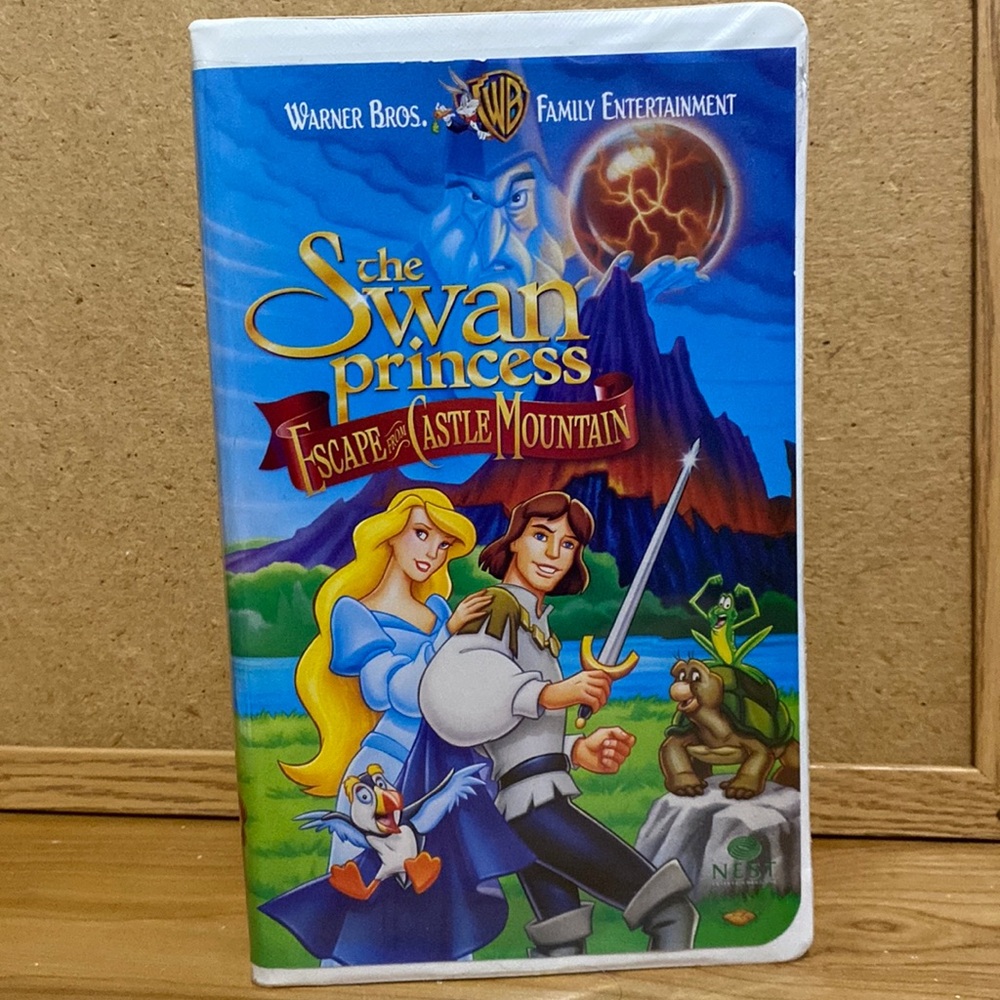 The Swan Princess Escape from Castle Mountain Warner Brothers VHS tape